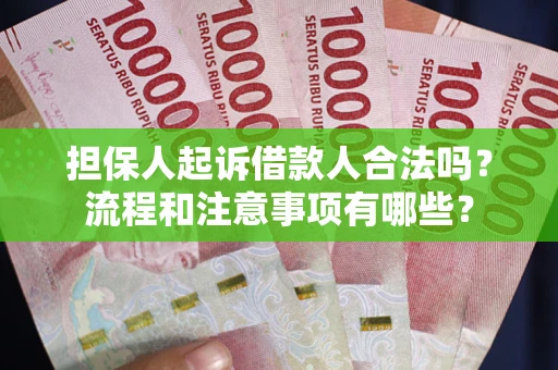北京担保人起诉借款人合法吗？流程和注意事项有哪些？