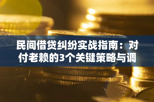 北京民间借贷纠纷实战指南：对付老赖的3个关键策略与调解盲区解析