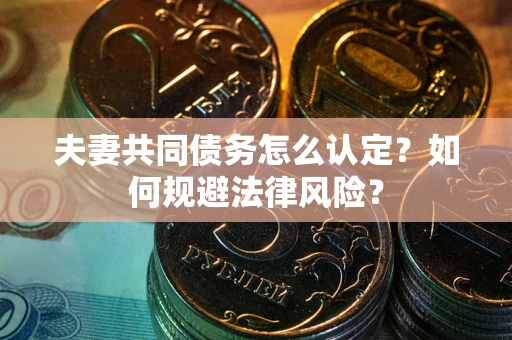 北京夫妻共同债务怎么认定？如何规避法律风险？