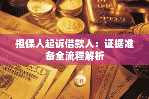 北京担保人起诉借款人：证据准备全流程解析