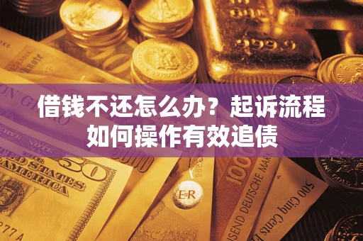 北京借钱不还怎么办？起诉流程如何操作有效追债