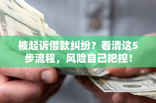 北京被起诉借款纠纷？看清这5步流程，风险自己把控！