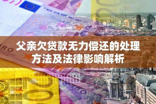 北京父亲欠贷款无力偿还的处理方法及法律影响解析