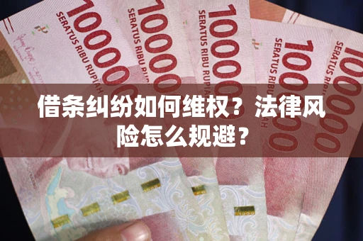 北京借条纠纷如何维权？法律风险怎么规避？