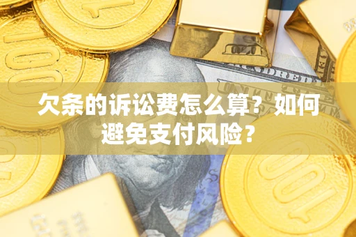 北京欠条的诉讼费怎么算？如何避免支付风险？