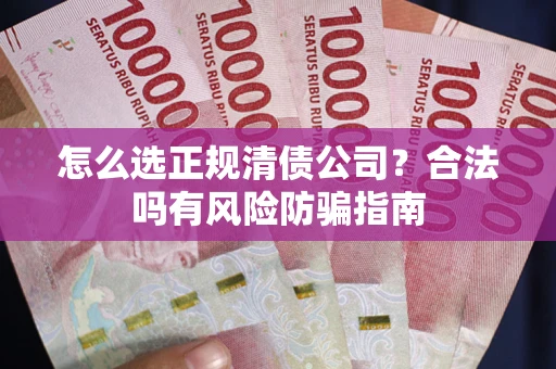 北京怎么选正规清债公司？合法吗有风险防骗指南